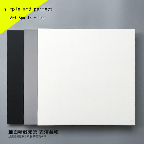 黑白灰哑光简约现代风厨房墙砖