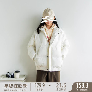 苏打汽水工作室冬季新款加厚保暖立领棉服男女款宽松休闲棉衣外套