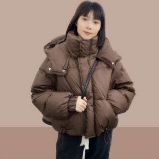 羽绒服棉服女款2024秋冬季新款女士棉衣棉袄外套小个子短款面包服