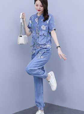 两件套网红爆款洋气减龄套装女