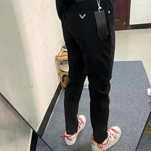 网红韩版复古黑色修身牛仔裤男高街痞帅学生百搭小脚直筒长裤四季