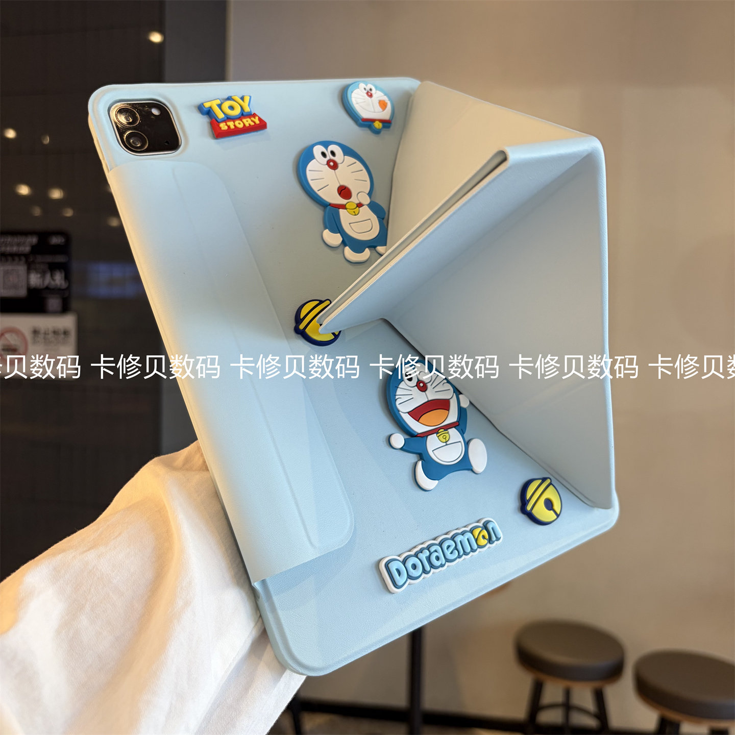 一体3+Y折带搭扣适用OPPO平板Pad6保护套13.2叮当猫oppoPad4Pro硅胶air5防摔12.1寸11.61寸pad2/3软壳Mini8.8