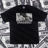 DAMN Tee 2Pac 踢恩踢 Hiphop Vintage 3嘻哈圆领短袖 说唱复古T恤