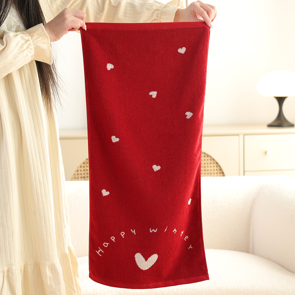 柔软吸水不掉毛全棉面巾情侣