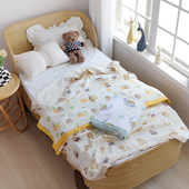 六层纯棉纱布婴儿浴巾新生儿宝宝卡通盖毯柔软亲肤儿童全棉毛巾被