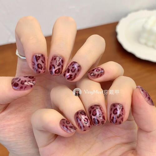 VERY MEET新款甜飒辣妹y2k粉豹猫眼个性巨显白高级百搭美甲贴03