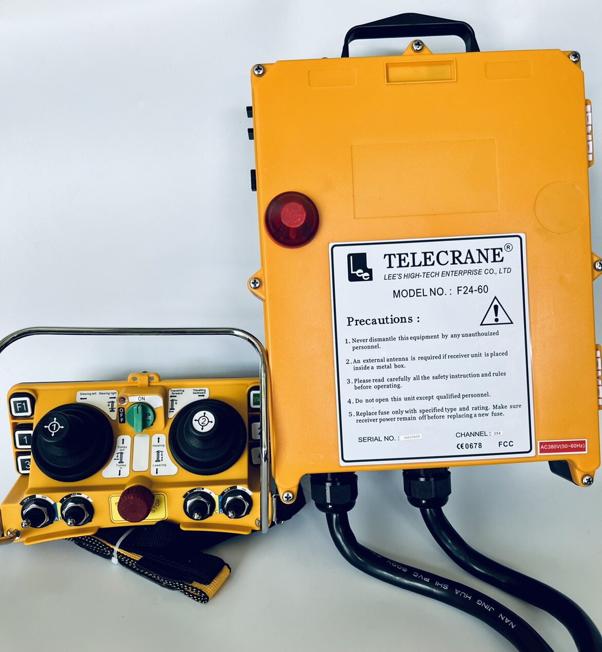 f24-60台湾禹鼎摇杆式八方向五速工业遥控器