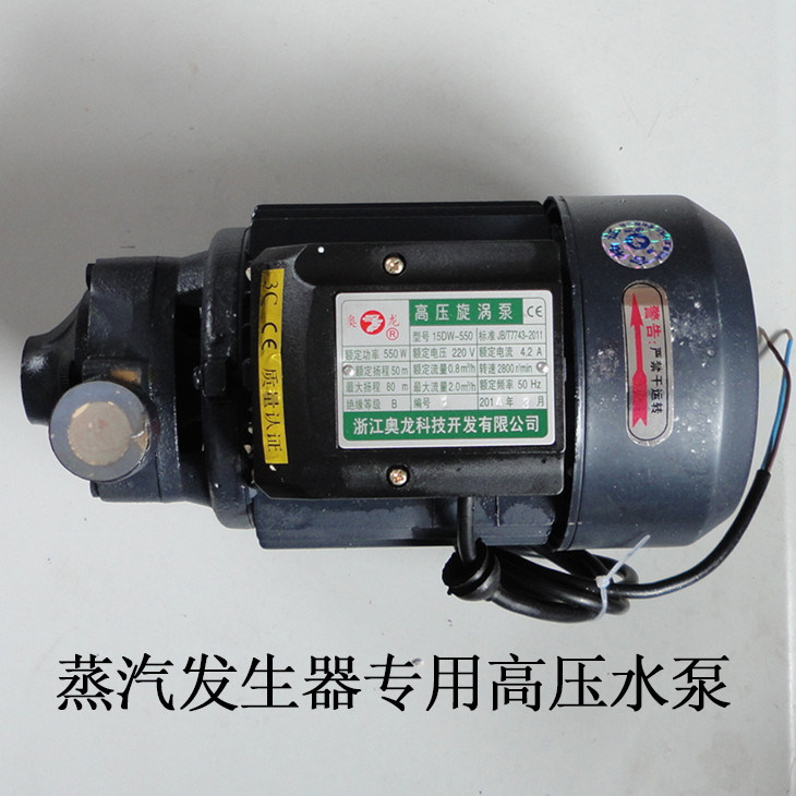 高压旋涡泵 浙江奥龙水泵15dw-750  15dw-550蒸汽发生器专用