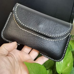 適用于OPPO N2掛腰套橫掛手機包穿皮帶牛皮保護套真皮 Find