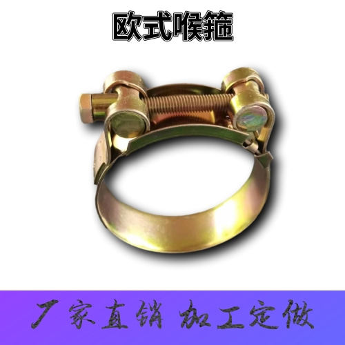 镀锌欧式喉箍卡箍强力