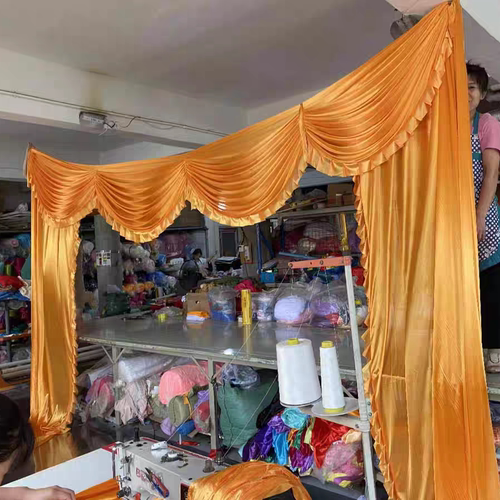 新款白事灵堂布置纱幔殡仪馆丧事葬礼幕布侧帘门帘装饰背景黑白布