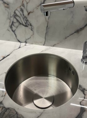 极简SUS不锈钢加厚小圆水槽