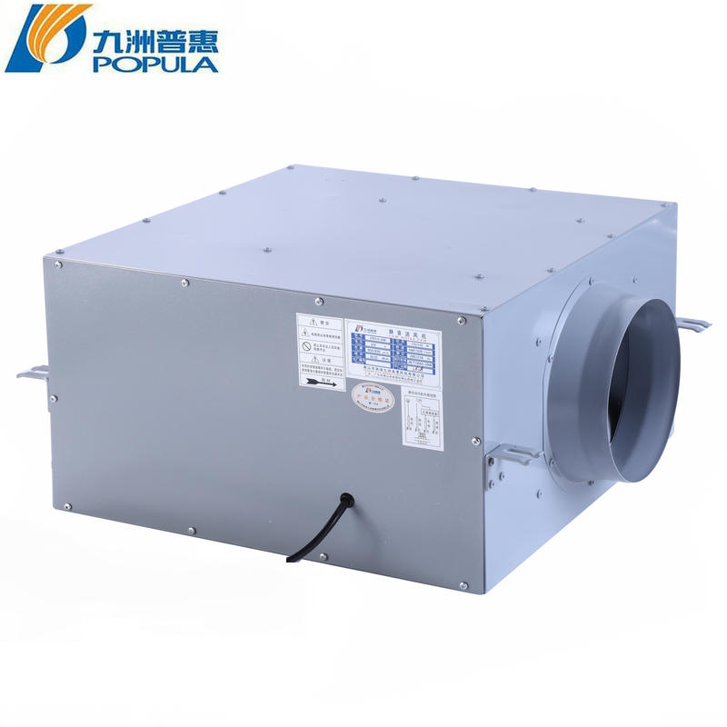 九洲普惠JYF静音管道送风机中央新风九州强力换气圆形管道抽风机