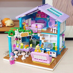 2025新款女孩系列房子别墅积木女生城堡适用乐高拼装玩具拼图礼物