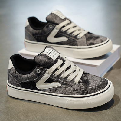 顽刻板鞋男款秋冬高级感潮流休闲百搭透气面包鞋软底轻便休闲百搭