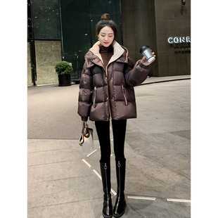 新款 茧型羽绒服2025冬季 宽松90白鸭绒小个子外套 轻奢短款 专柜正品