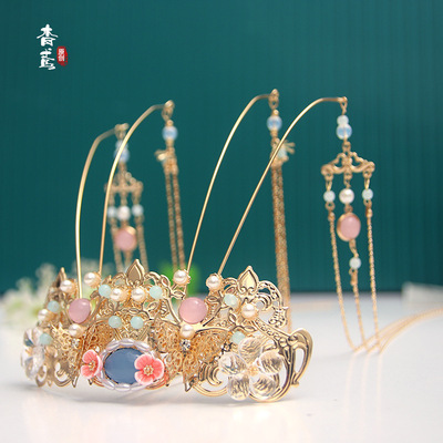 汉服宋制中国风流苏步摇儿童配饰