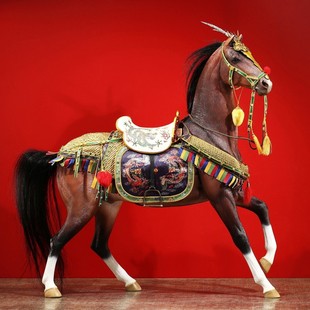 MR.Z仿真动物模型59弹1/6大宛马古代兵人坐骑空灵阁万历马具摆件