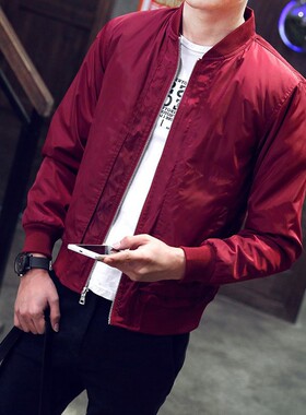外套男春秋2019新款潮流休闲大码上衣学生运动防晒衣服薄款夹克男