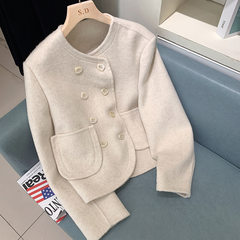 100%澳洲美利奴羊毛短外套