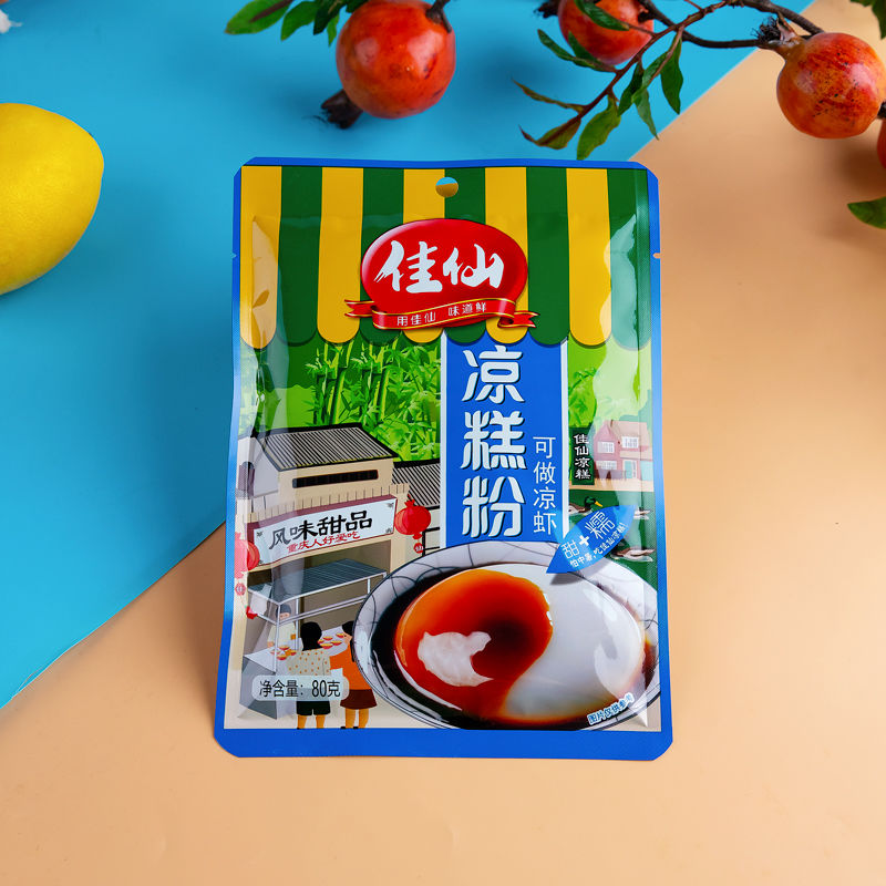 佳仙凉糕粉80克袋装家用商用自制凉糕凉虾夏季风味甜品摆摊夜市