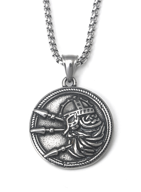 不锈钢钛钢男女战争之王项链