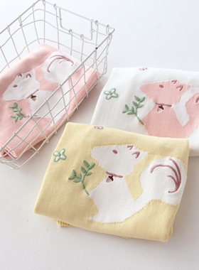 女童纯棉毛衣薄款春秋装2025新款儿童圆领针织打底衫女孩春季上衣