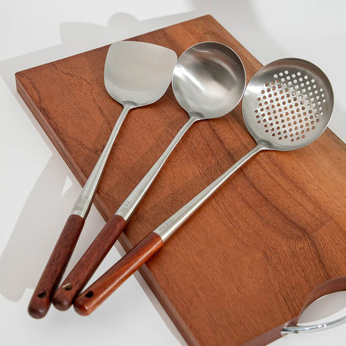 假一罚三42cm长款304钢锅铲