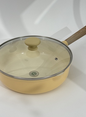 巧厨厨具瑕疵特价59元 28CM加厚陶瓷层平底煎炒锅 燃气电磁炉通用