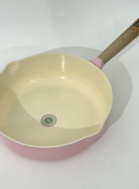 巧厨厨具瑕疵特价59元 28CM加厚陶瓷层平底煎炒锅 燃气电磁炉通用