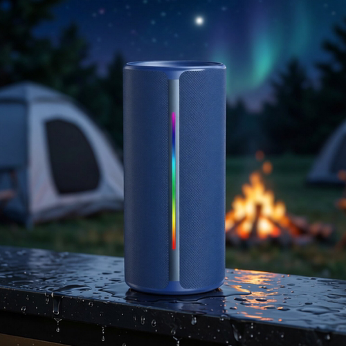 BIGLOTS户外露营蓝牙音箱IPX4四级防水蓝牙音响布艺大音量运动款