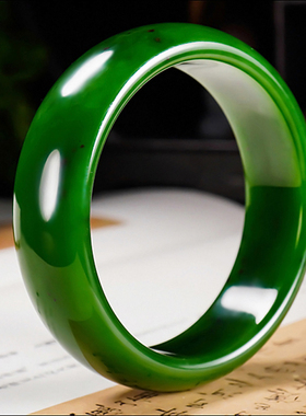 新疆郭磊作品和田玉俄料7号矿红皮老料碧玉手镯79.10克内径58mm