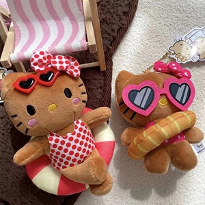 日本超萌翘脚黑皮Kitty挂