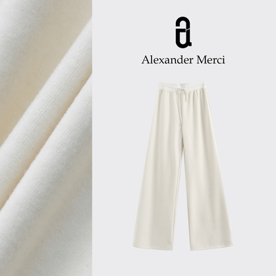 【自在从绒】秋冬加绒一脚蹬百搭阔腿裤 D25T110604