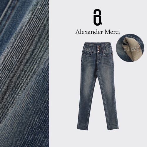 【腿型王者】显瘦高腰设计收腹微弹抓绒保暖塑型魔法裤D25T111818