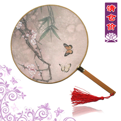 复古风宫廷扇子古代圆形古典汉服