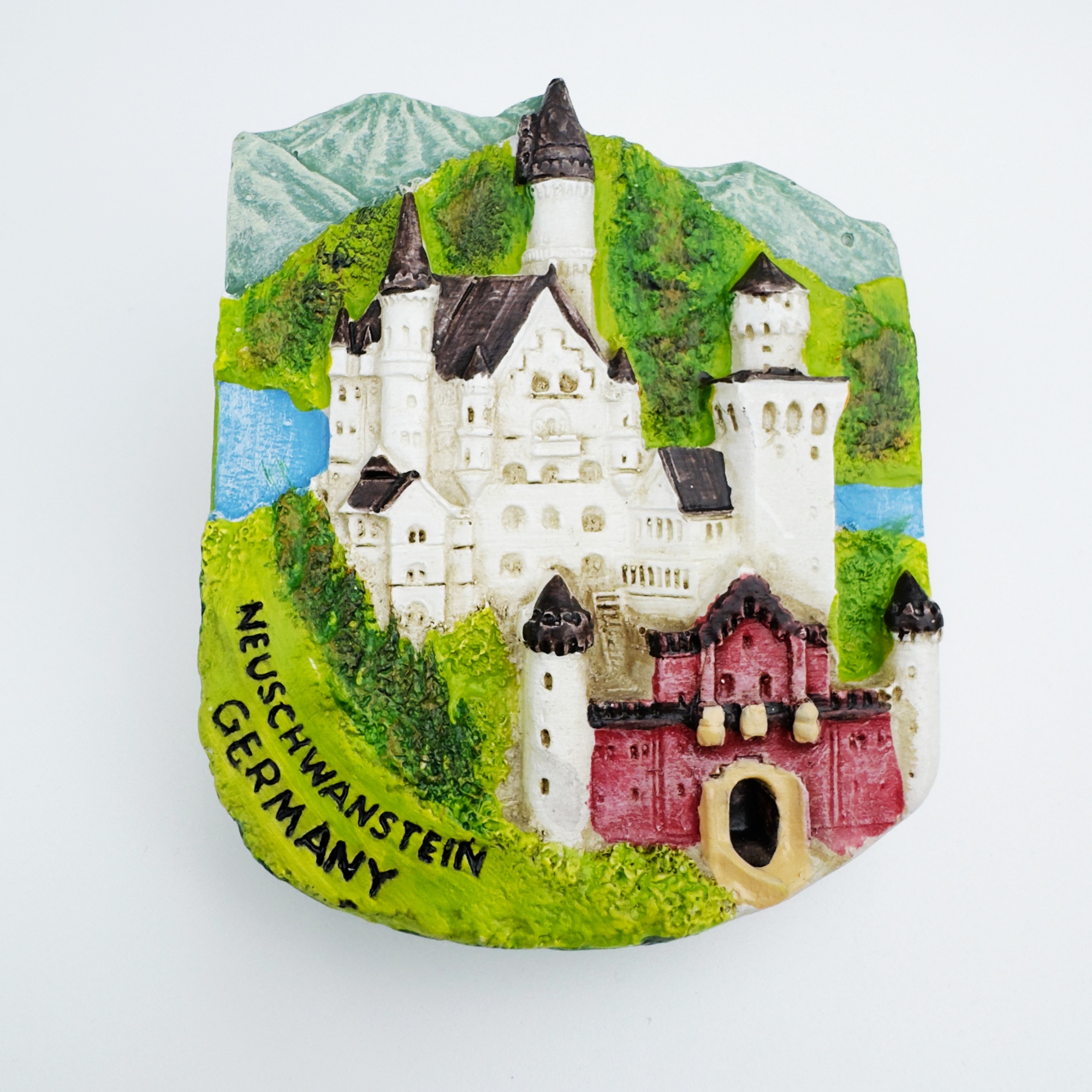 树脂德国新天鹅堡文创冰箱贴