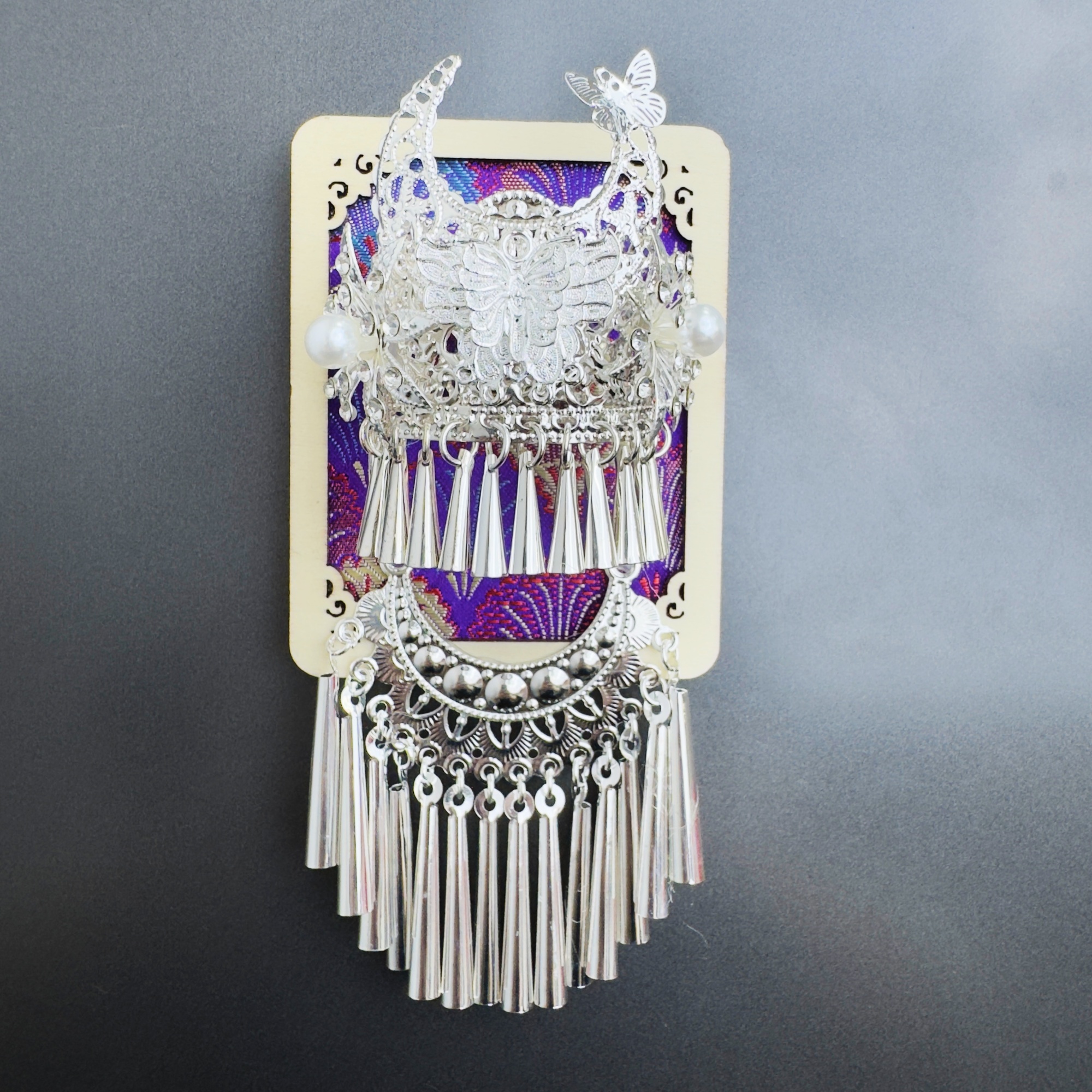 贵州千户苗寨蝴蝶吊坠冰箱贴