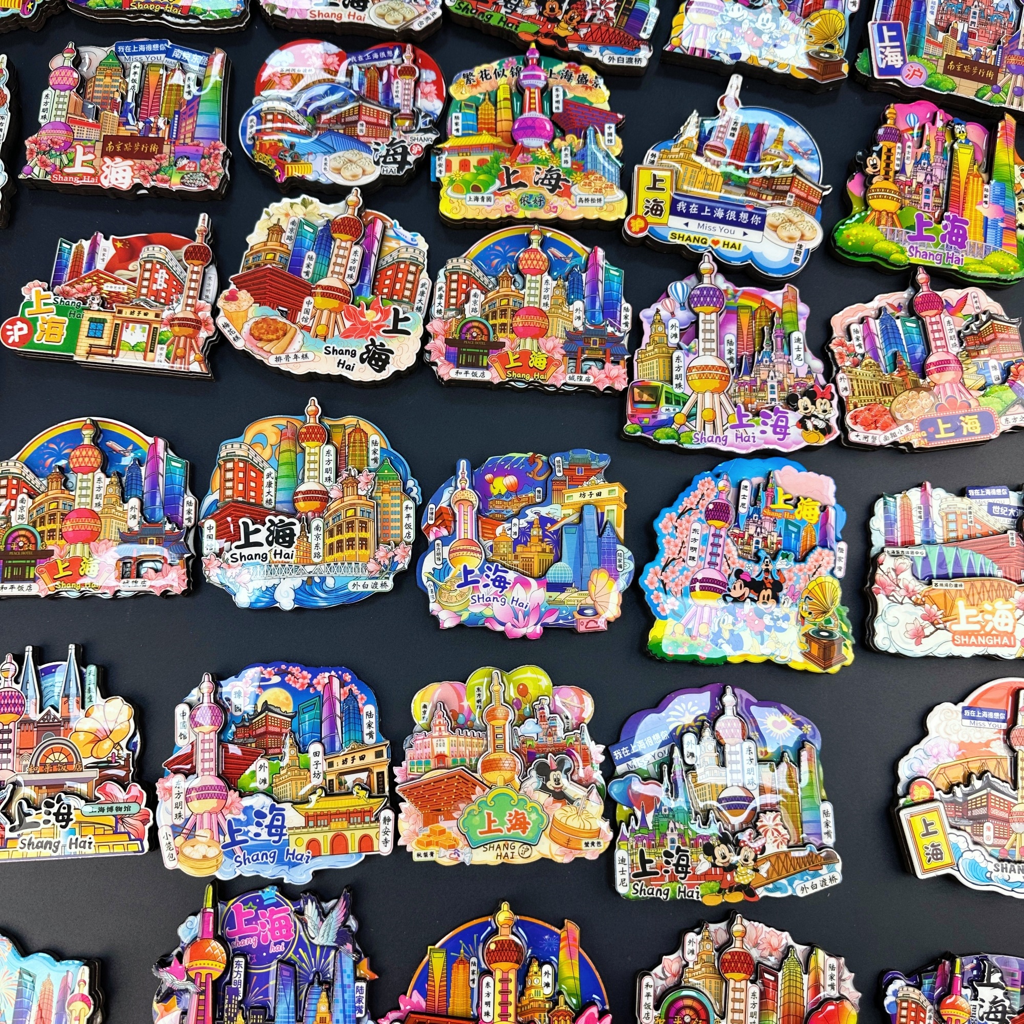 上海旅游纪念品冰箱贴东方明珠