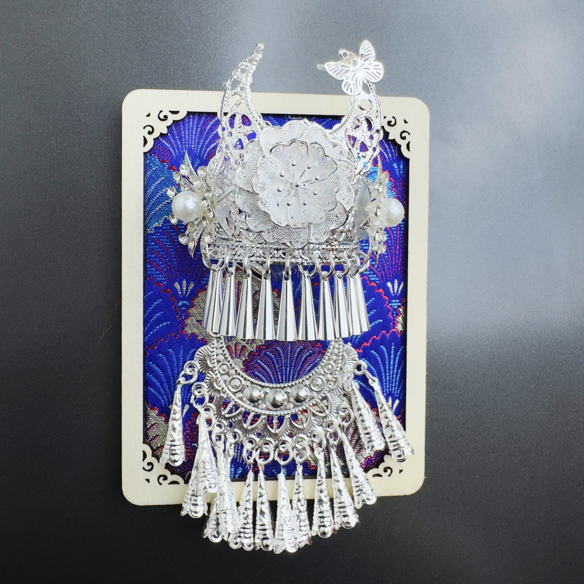 贵州千户苗寨大花项链冰箱贴