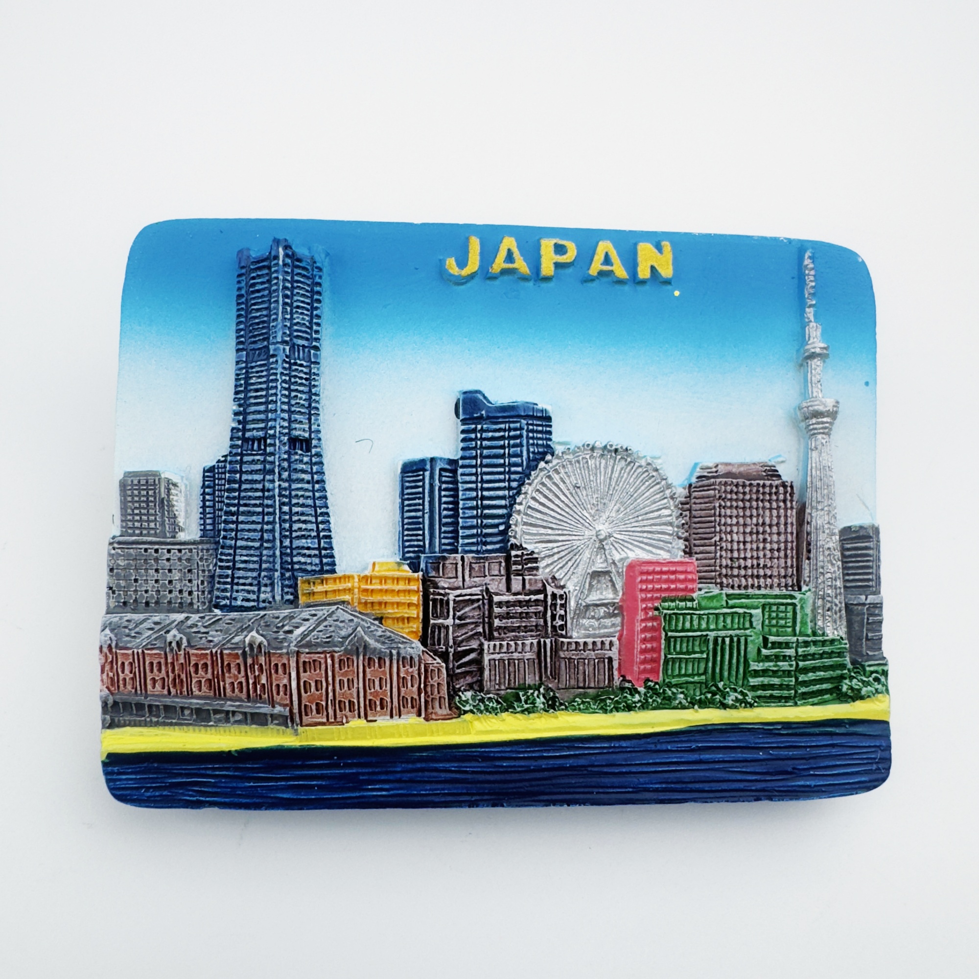 树脂日本摩天轮文创冰箱贴纪念品