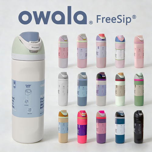 OWALA保温杯32oz大容量便携保温杯吸管杯高颜值送女生闺蜜礼物