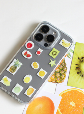 omatl原创都是水果系列 imd半透明磨砂手机壳 适用于苹果iphone