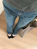 小脚直筒长裤 千禧复古显瘦慵懒牛仔裤 本期最爱 鱼没放