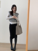 鱼没放 自由绑带半身裙 浪漫单品