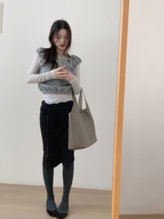 鱼没放 浪漫单品 自由绑带半身裙