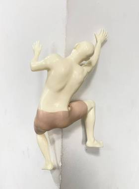 独特的Unique Climber Sculpture Wall Decor登山者墙面装饰摆件