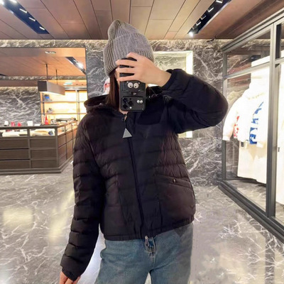 蒙家25 M家新款HEDE 连帽简约舒适休闲长袖羽绒服女款外套