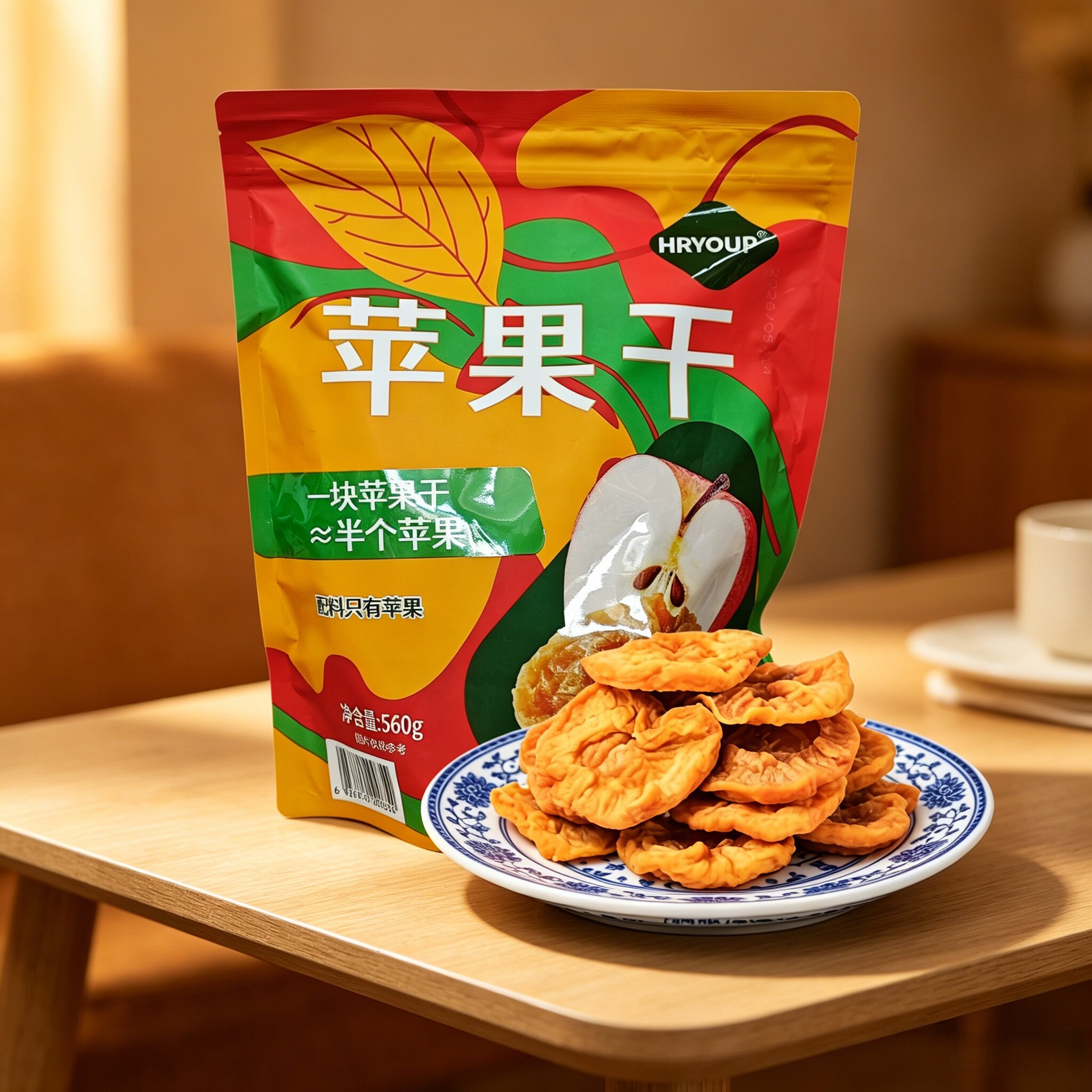 山姆正品苹果干无糖无添加厚切红富士健康休闲零食果干年货会员