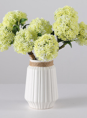 仿真3枝手札燕麦果 婚庆拍照道具手捧花家居餐桌摆放假花北欧